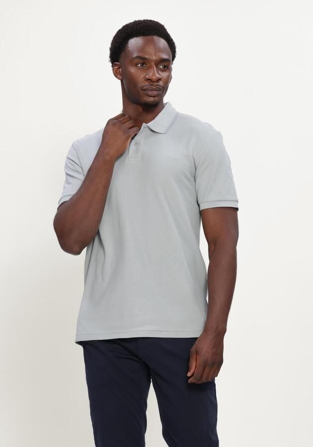 BOSS ORANGE Heren Polo's & T-shirts Phoenix Lichtgrijs