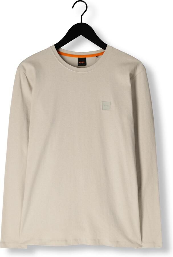 Boss Orange Shirt met lange mouwen Tacks met merkembleem op de borst - Foto 3