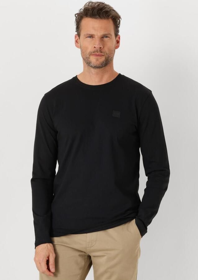 Boss Orange Shirt met lange mouwen Tacks met merkembleem op de borst - Foto 4