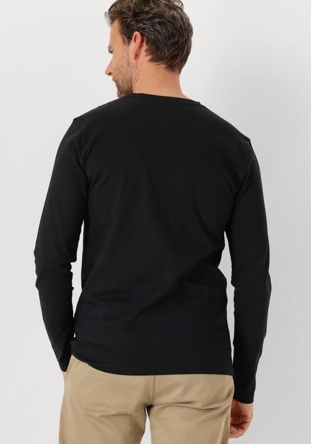 Boss Orange Shirt met lange mouwen Tacks met merkembleem op de borst