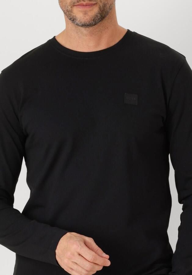 Boss Orange Shirt met lange mouwen Tacks met merkembleem op de borst - Foto 2