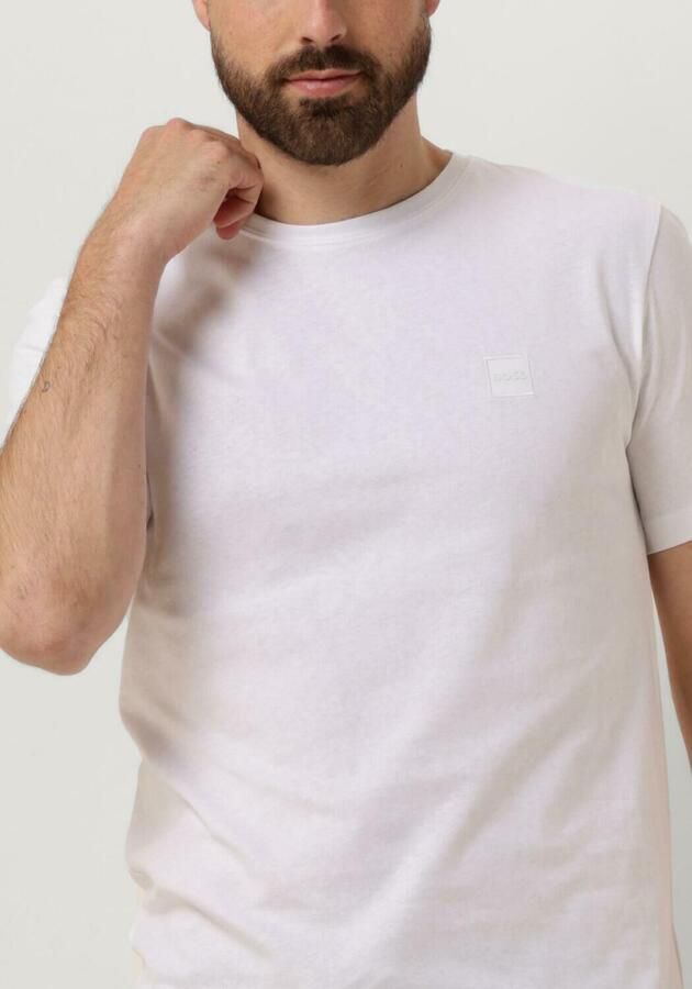 Boss Orange T-shirt Tales met boss-borduursel op de borst - Foto 3