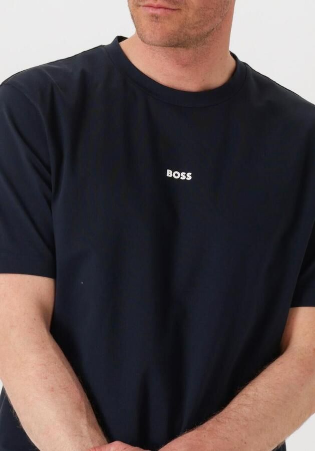 BOSS ORANGE Heren Polo's & T-shirts Tchup 10242929 01 Donkerblauw - Foto 3