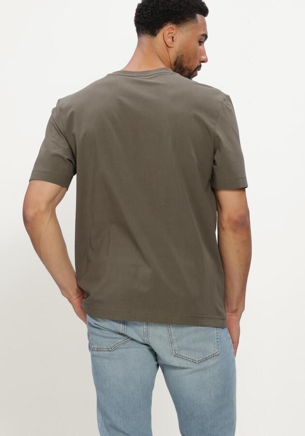 BOSS ORANGE Heren Polo's & T-shirts Tchup 10242929 01 Khaki - Foto 3