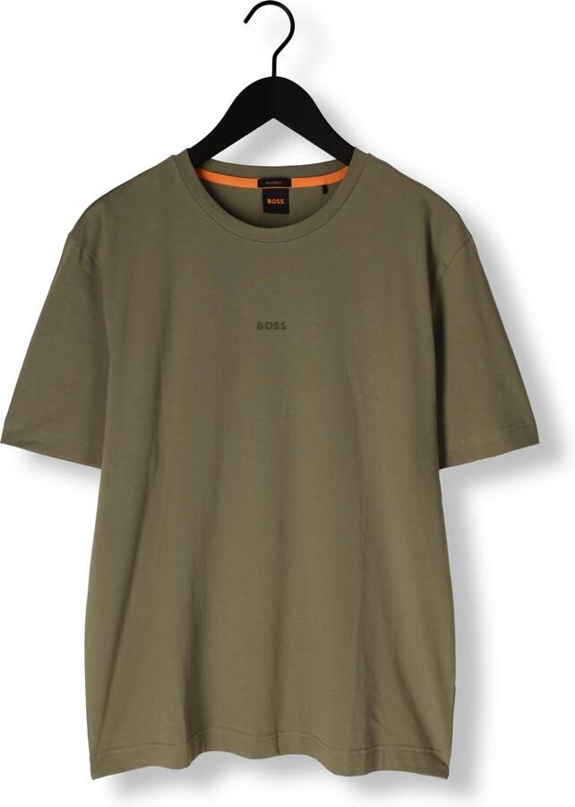BOSS ORANGE Heren Polo's & T-shirts Tchup 10242929 01 Olijf
