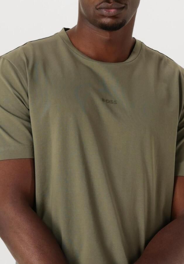 BOSS ORANGE Heren Polo's & T-shirts Tchup 10242929 01 Olijf - Foto 3