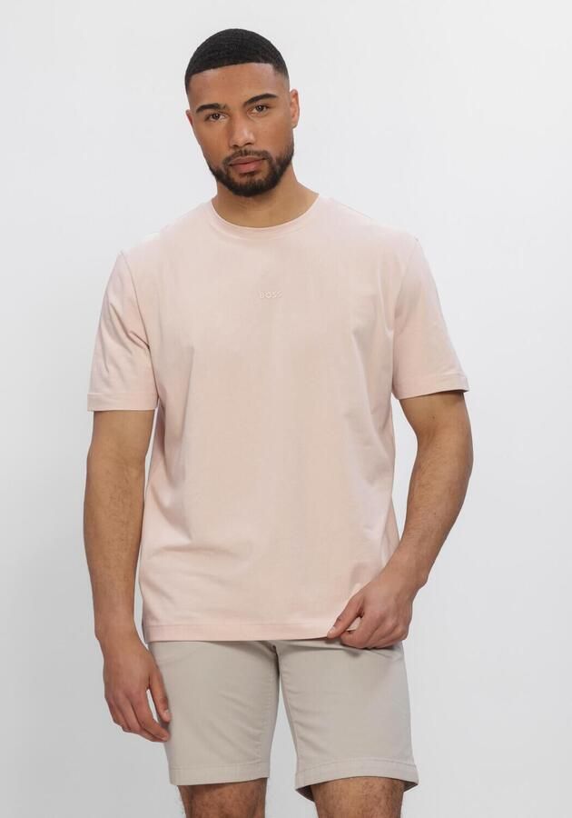 Boss Orange relaxed fit T-shirt van katoenmix model 'TCHUP'