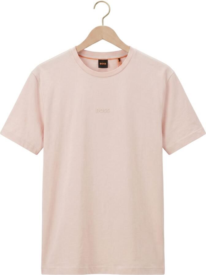 Boss Orange relaxed fit T-shirt van katoenmix model 'TCHUP' - Foto 2