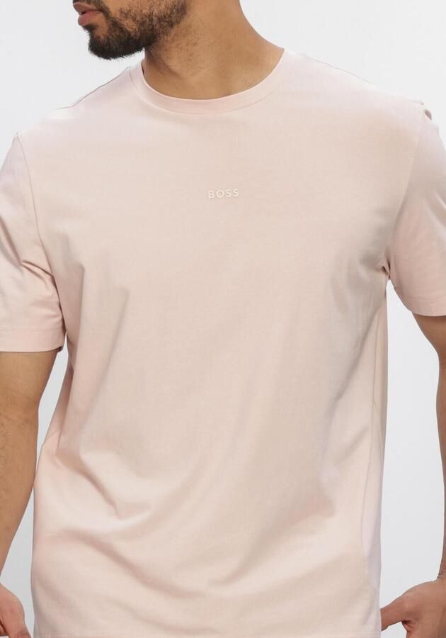 Boss Orange relaxed fit T-shirt van katoenmix model 'TCHUP' - Foto 4