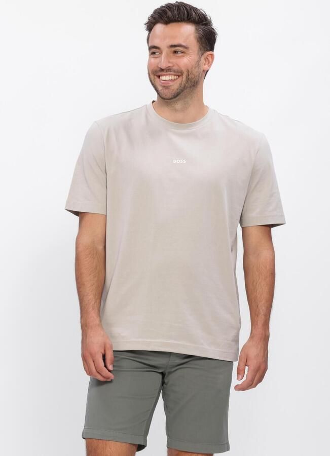 Boss Orange regular fit T-shirt van katoenmix model 'TCHUP'