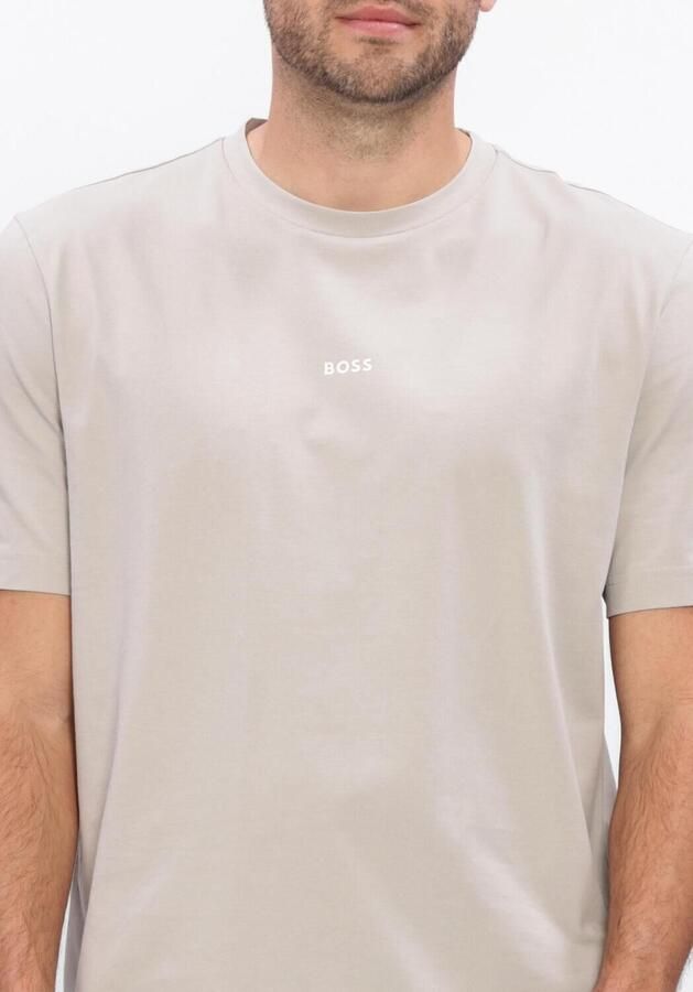 Boss Orange regular fit T-shirt van katoenmix model 'TCHUP' - Foto 4