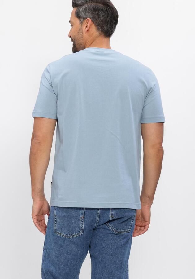 BOSS ORANGE Heren Polo's & T-shirts Te_bass Lichtblauw - Foto 3