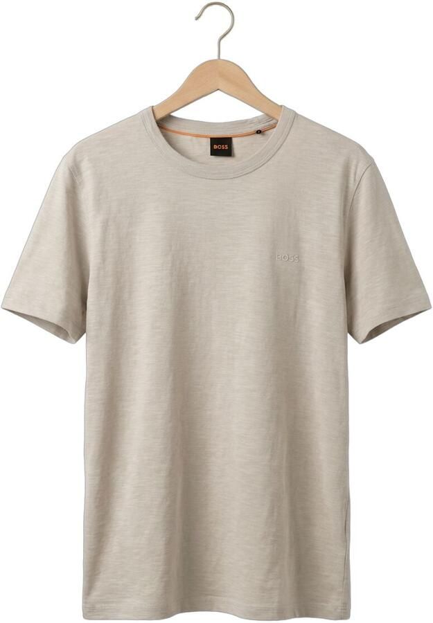 Boss Orange Regular fit T-shirt van gestructureerd katoen Model 'TEGOOD' - Foto 4