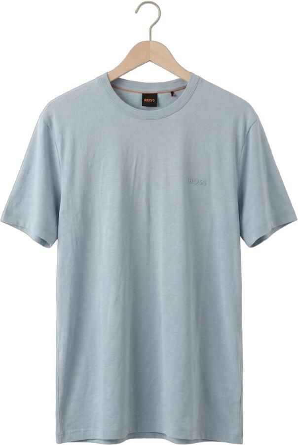 Boss Orange Regular fit T-shirt van gestructureerd katoen Model 'TEGOOD' - Foto 4