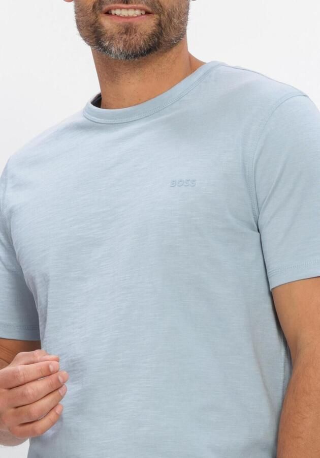 Boss Orange Regular fit T-shirt van gestructureerd katoen Model 'TEGOOD' - Foto 3