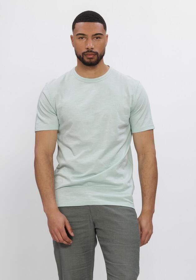 Boss Heren T-Shirt Lente Zomer Collectie 100% Katoen Blue Heren
