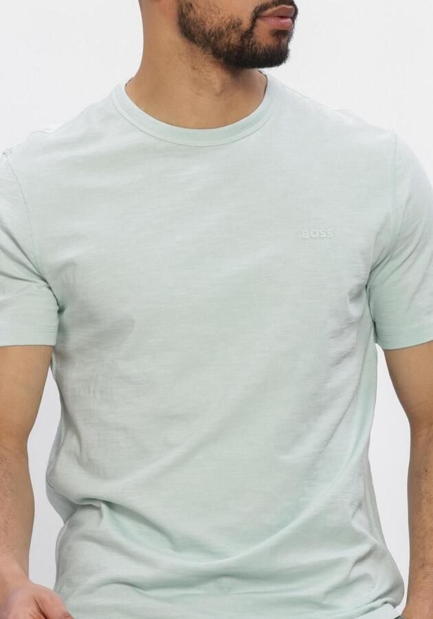 Boss Heren T-Shirt Lente Zomer Collectie 100% Katoen Blue Heren - Foto 4
