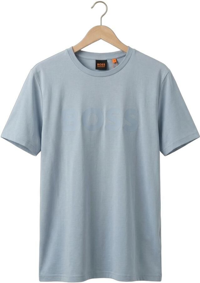 BOSS ORANGE Heren Polo's & T-shirts Thinking_1 Lichtblauw - Foto 2