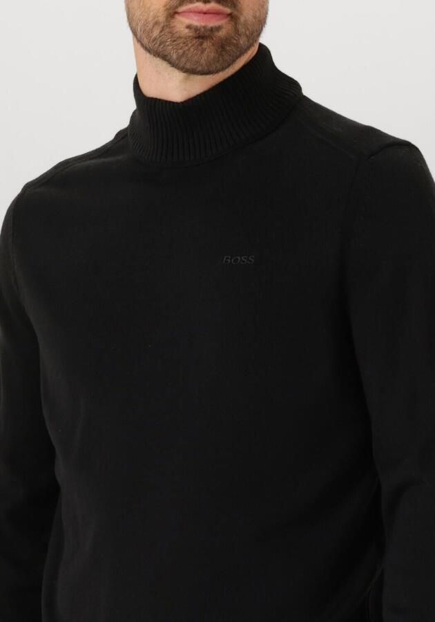 Hugo Boss Zwarte Merinowollen Coltrui van Orange Black Heren - Foto 2