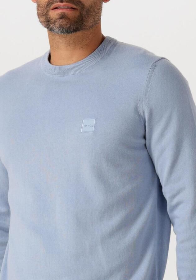 Boss Orange Regular fit gebreide pullover van een mix van katoen en kasjmier