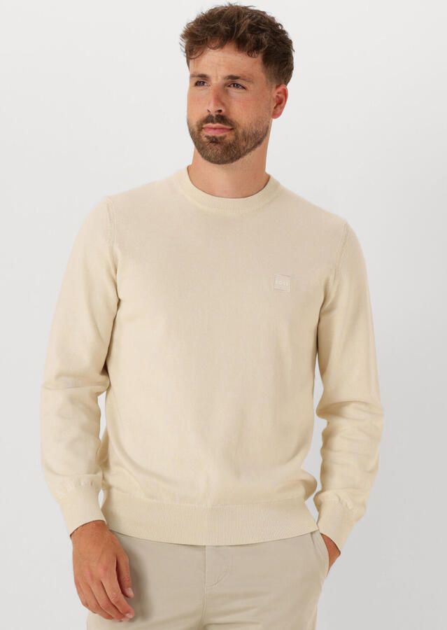 BOSS ORANGE Heren Truien & Vesten Kanavano_s Gebroken Wit - Foto 4