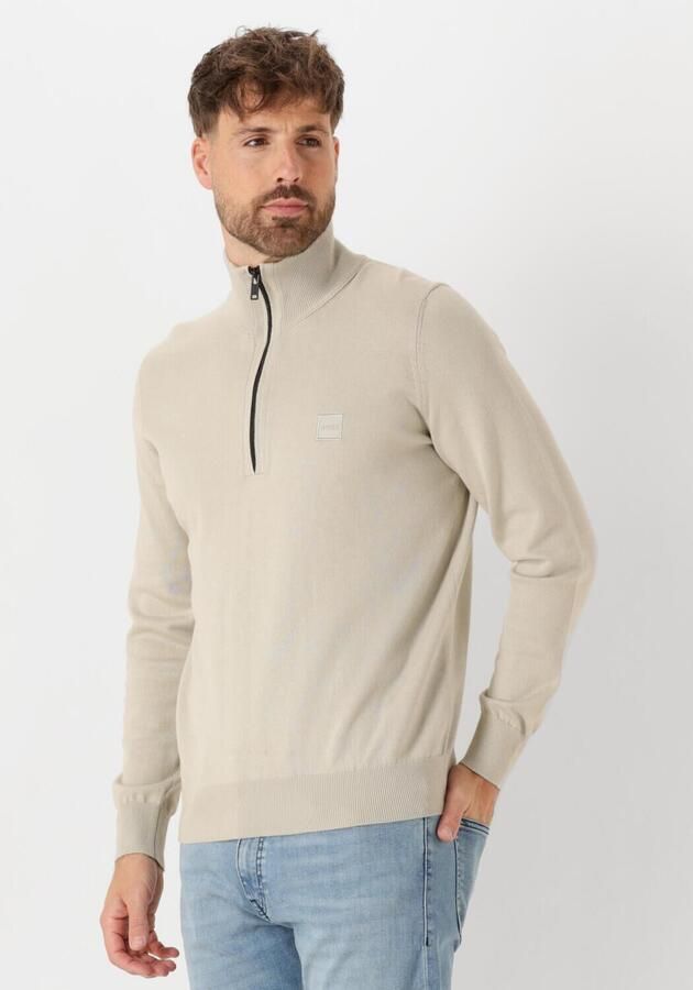 Boss Orange Stijlvolle Pullover met Kanobix Design Beige Heren - Foto 4