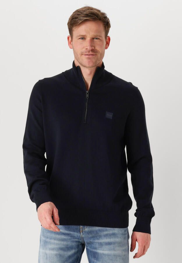 Boss Orange Gebreide pullover met labeldetail model 'Kanobix' - Foto 4