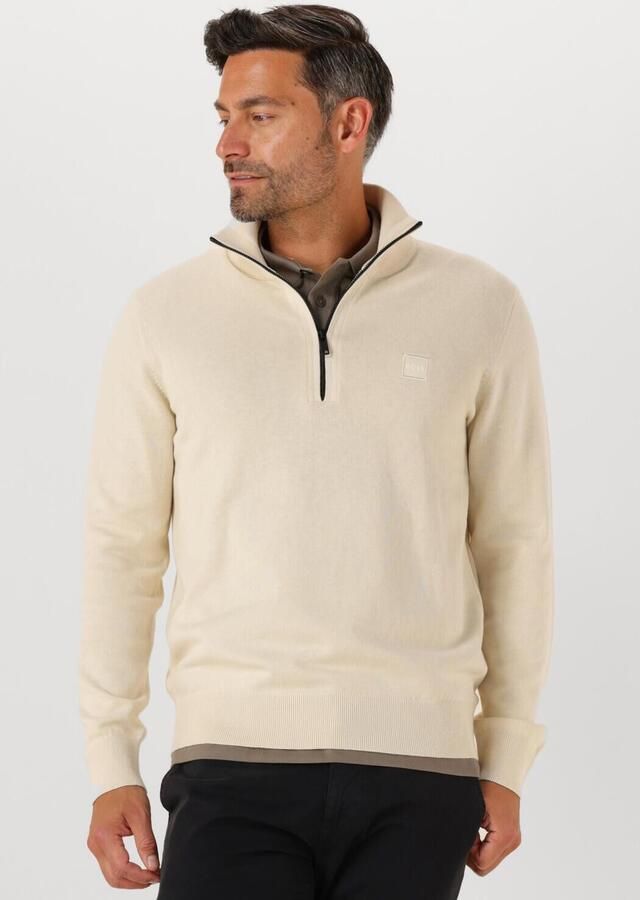 BOSS ORANGE Heren Truien & Vesten Kanobix_s Ecru - Foto 4