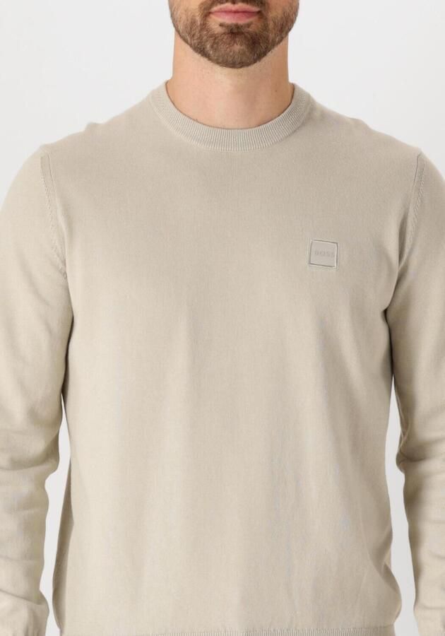 Boss Orange Regular fit pullover van een mix van katoen en kasjmier model 'KANOVANO' - Foto 2