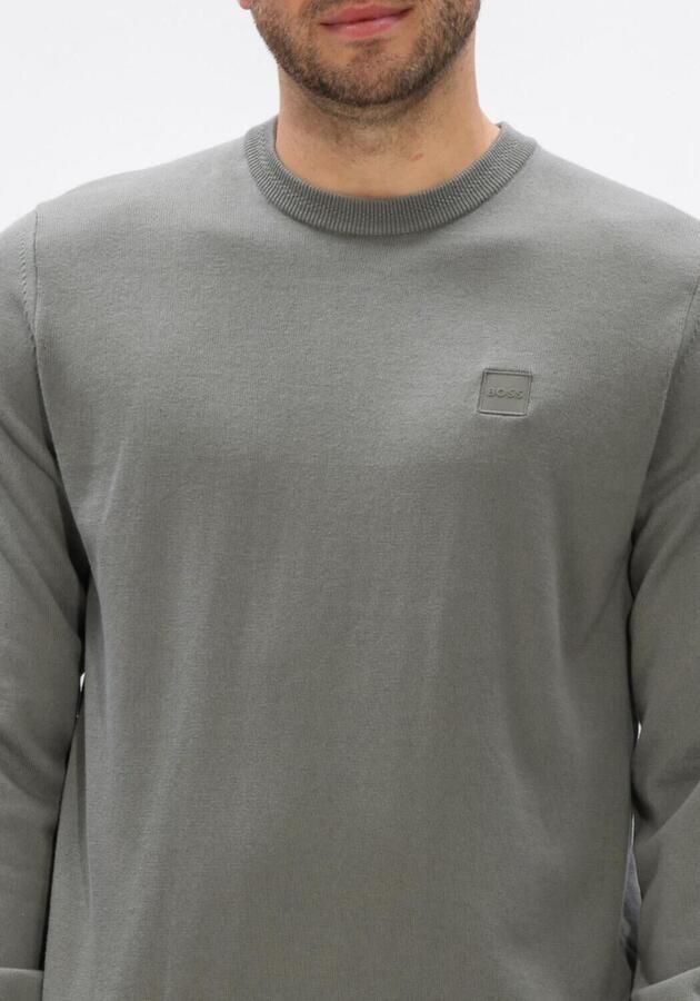 Boss Orange Regular fit gebreide pullover van een mix van katoen en kasjmier model 'KANOVANO_S' - Foto 3