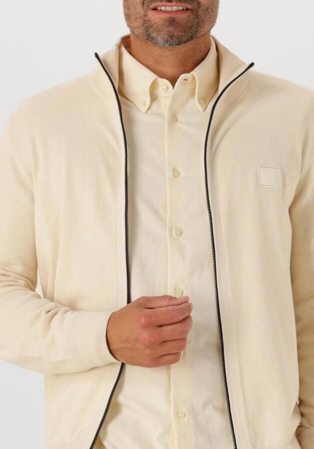 BOSS ORANGE Heren Truien & Vesten Kanozip_s 10272322 01 Ecru - Foto 2