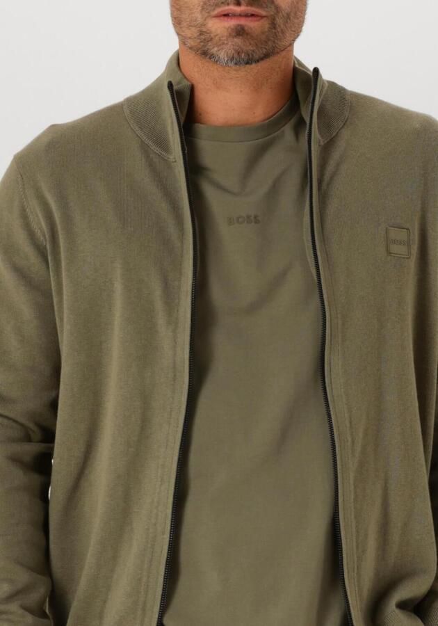 BOSS ORANGE Heren Truien & Vesten Kanozip_s 10272322 01 Groen - Foto 2