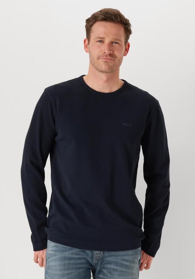 Boss Orange Regular fit shirt met lange mouwen en wafelstructuur model 'TEMPESTO' - Foto 4