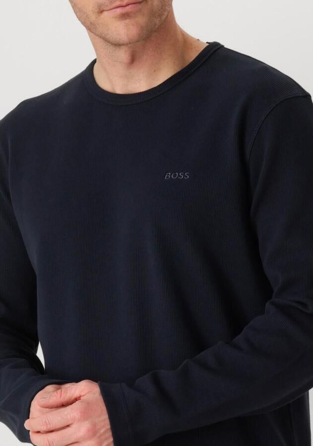 Boss Orange Regular fit shirt met lange mouwen en wafelstructuur model 'TEMPESTO'