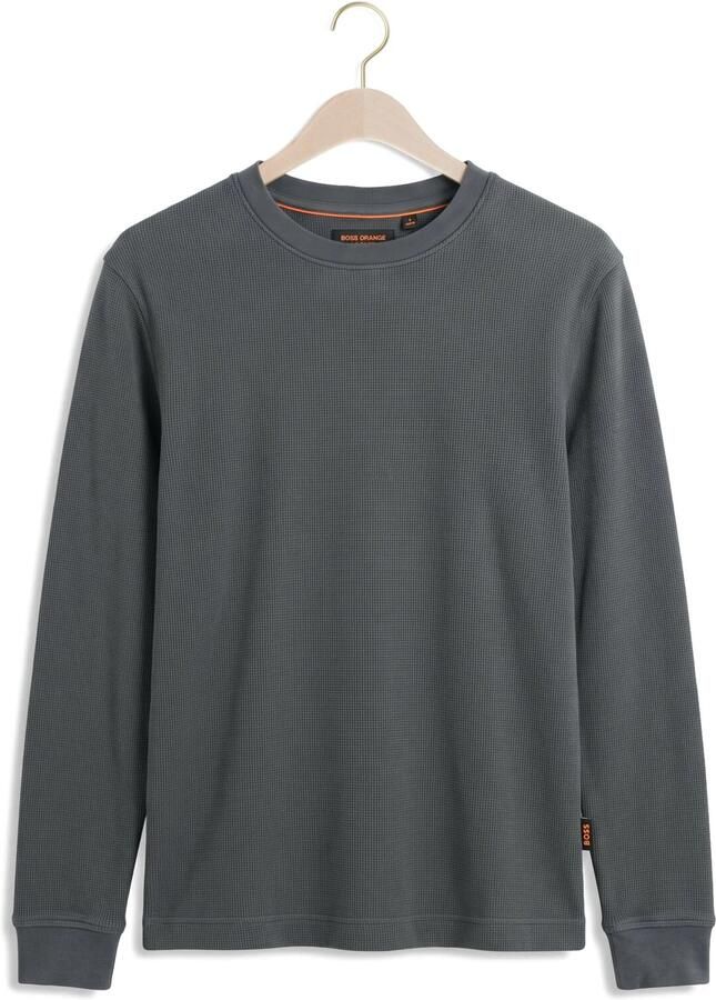Boss Orange Regular fit shirt met lange mouwen van katoenmix model 'We_Tempest' - Foto 2