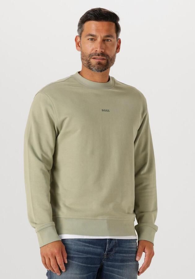 BOSS ORANGE Heren Truien & Vesten Wesmallcrew 10244192 01 Olijf