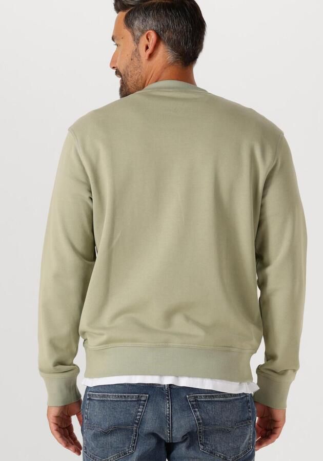 BOSS ORANGE Heren Truien & Vesten Wesmallcrew 10244192 01 Olijf - Foto 2