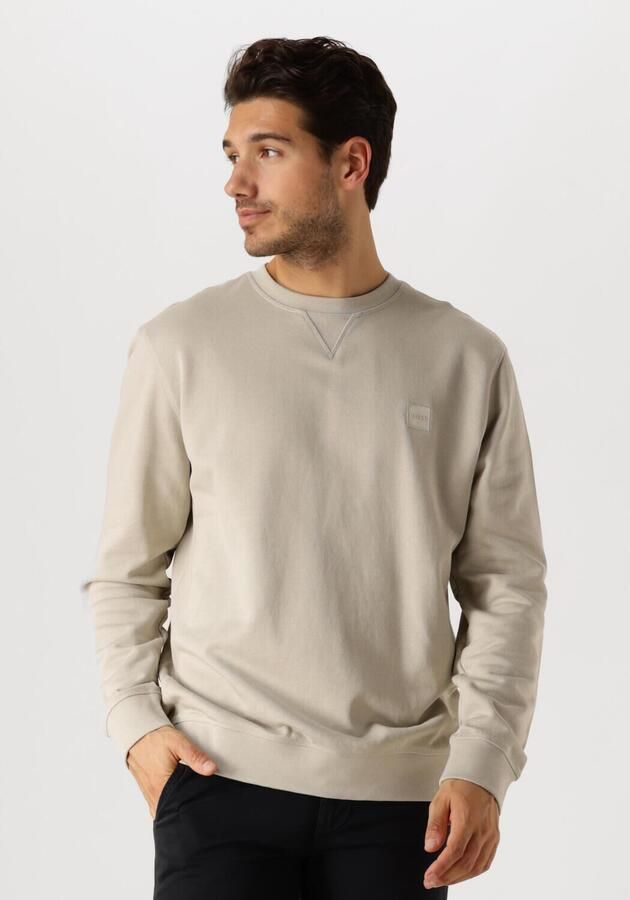 Boss Orange Regular fit sweatshirt van puur katoen model 'WESTART' - Foto 4