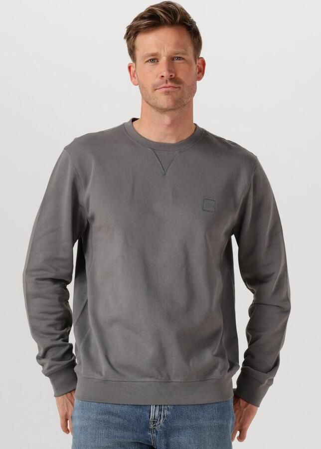 Boss Orange Regular fit sweatshirt van puur katoen model 'WESTART' - Foto 4