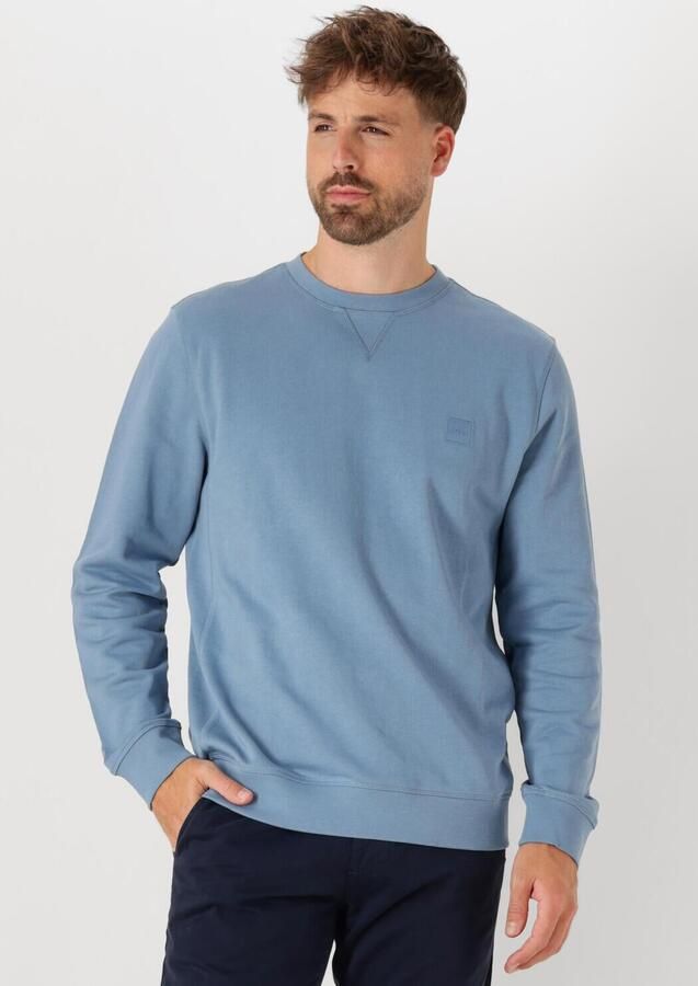 BOSS ORANGE Heren Truien & Vesten Westart 10234591 02 Lichtblauw - Foto 4