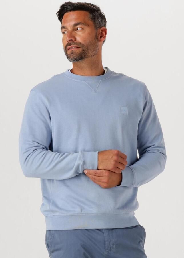 BOSS ORANGE Heren Truien & Vesten Westart 10234591 02 Lichtblauw - Foto 4