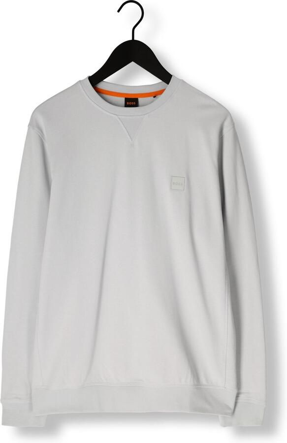 BOSS ORANGE Heren Truien & Vesten Westart 10234591 02 Lichtgrijs - Foto 3