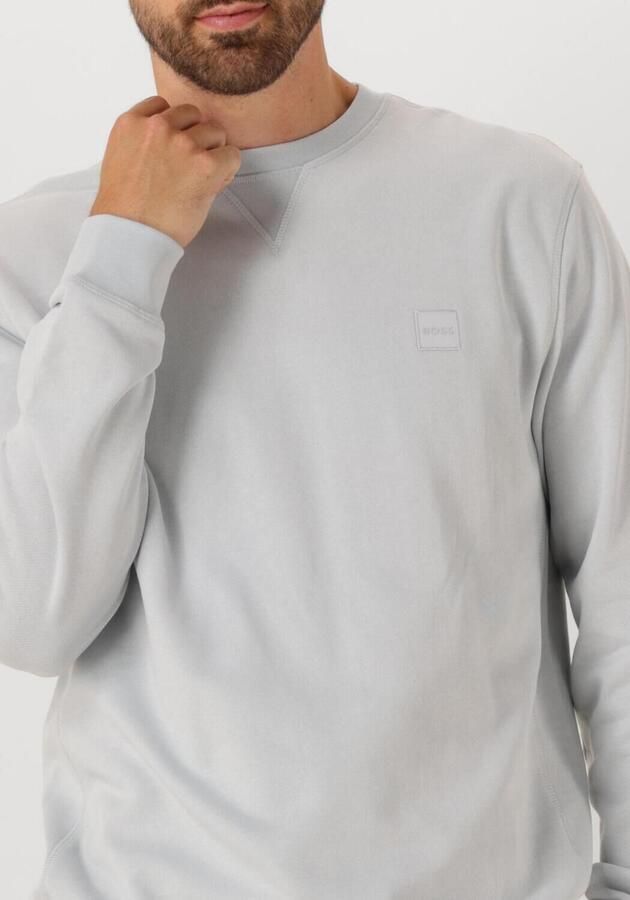 BOSS ORANGE Heren Truien & Vesten Westart 10234591 02 Lichtgrijs - Foto 2
