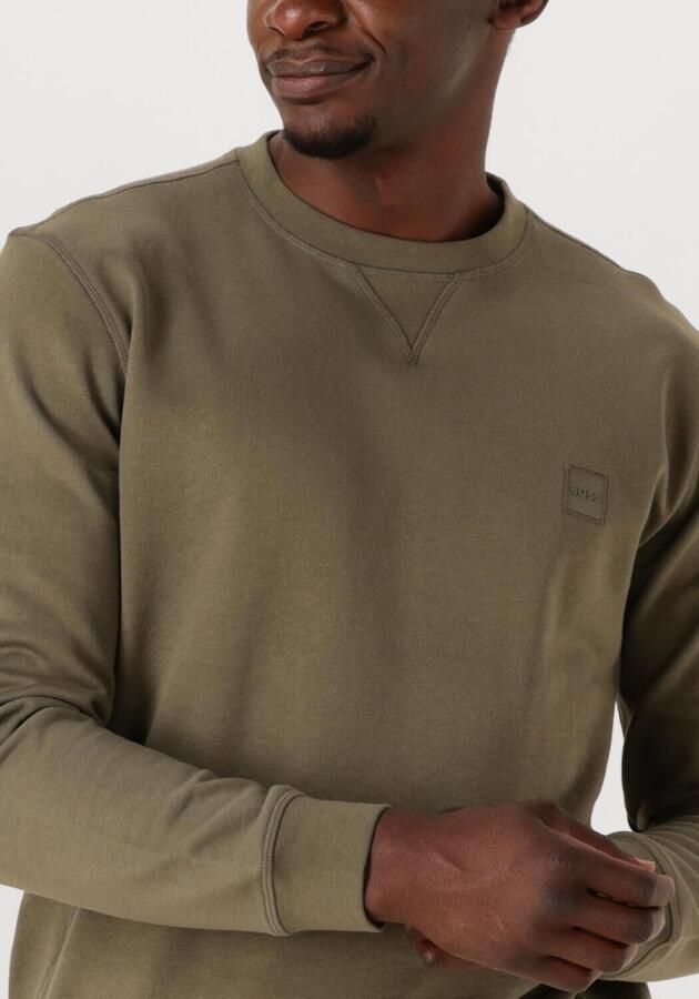 BOSS ORANGE Heren Truien & Vesten Westart 10234591 02 Olijf - Foto 3