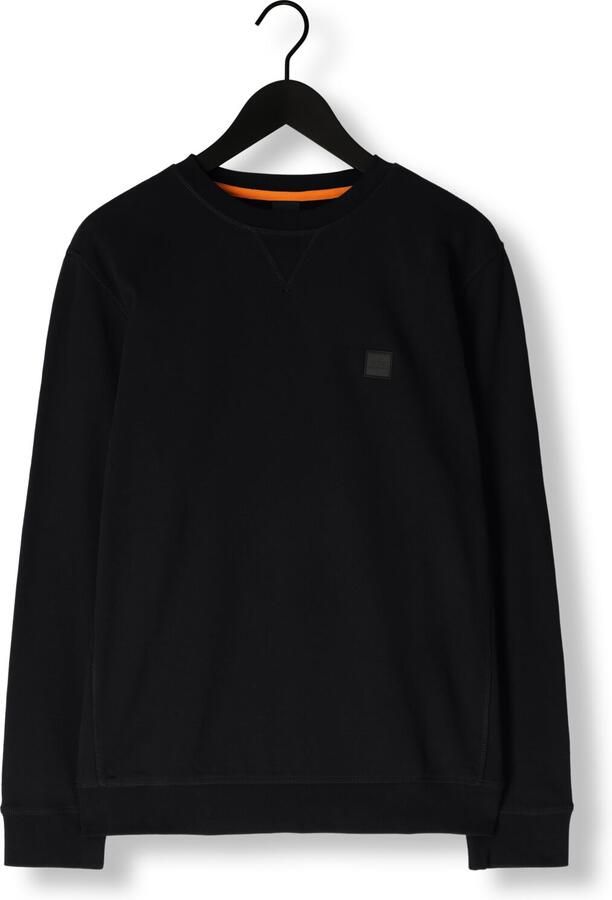 Boss Orange Katoenen Sweatshirt Upgrade Moderne Stijl Black Heren - Foto 3