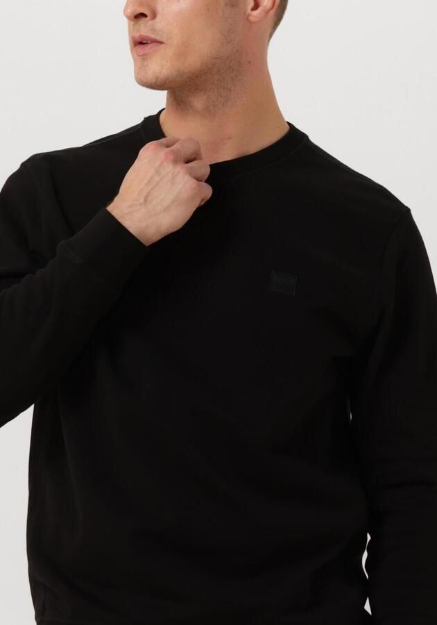 Boss Orange Katoenen Sweatshirt Upgrade Moderne Stijl Black Heren - Foto 2