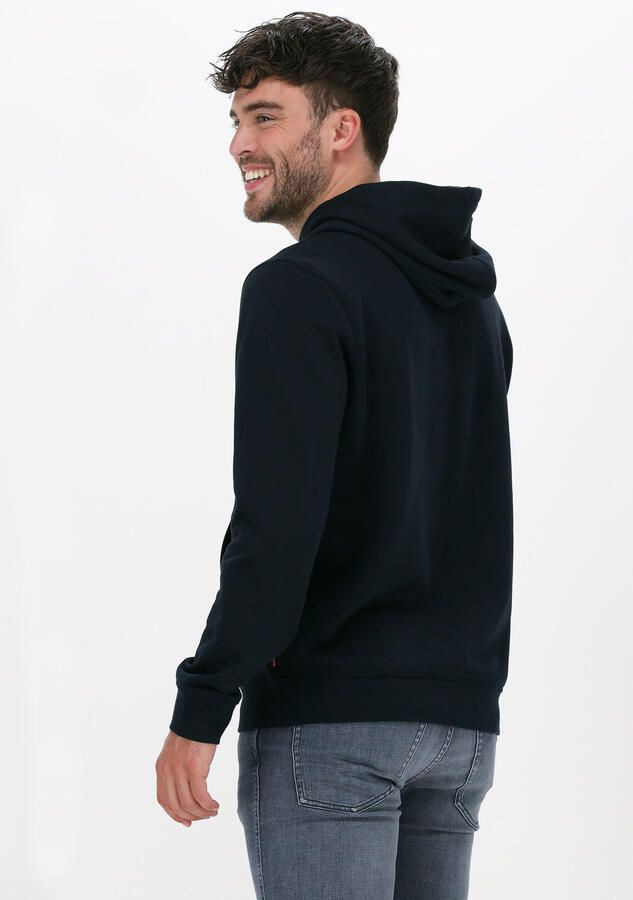 Hugo Boss Felpa con cappuccio in cotone french terry con toppa con logo uomo Boss Wetalk 50468445 Dark Blue Blauw Heren - Foto 2