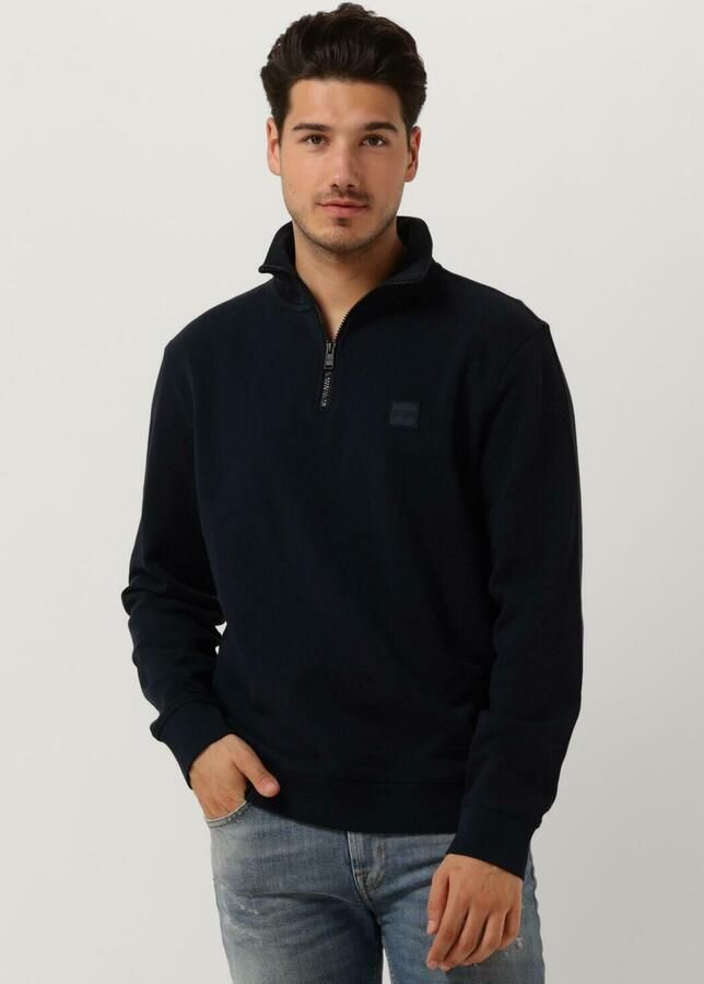 Boss Orange Sweatshirt Zetrust met een ritssluiting bij de kraag (1-delig) - Foto 4