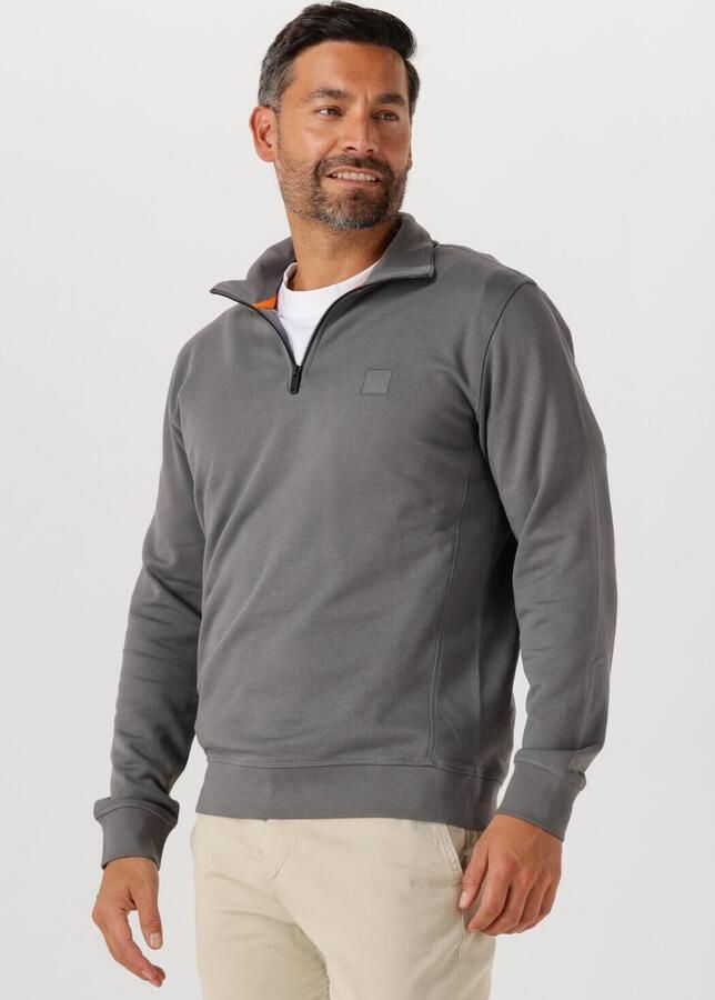 BOSS ORANGE Heren Truien & Vesten Zetrust Donkergrijs - Foto 4
