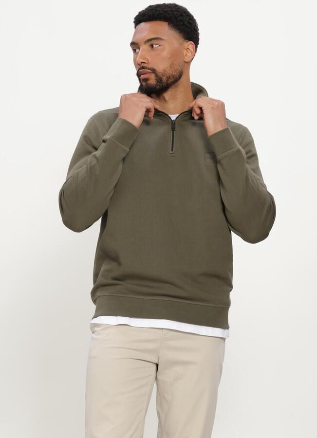 BOSS ORANGE Heren Truien & Vesten Zetrust Khaki